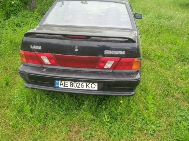Черный ВАЗ 2115 Самара, объемом двигателя 1 л и пробегом 1 тыс. км за 248 $, фото 1 на Automoto.ua
