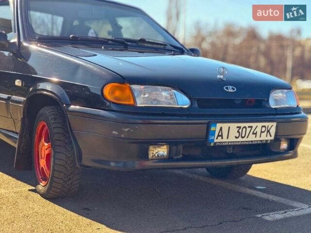 Черный ВАЗ 2115 Самара, объемом двигателя 1.5 л и пробегом 250 тыс. км за 2200 $, фото 1 на Automoto.ua