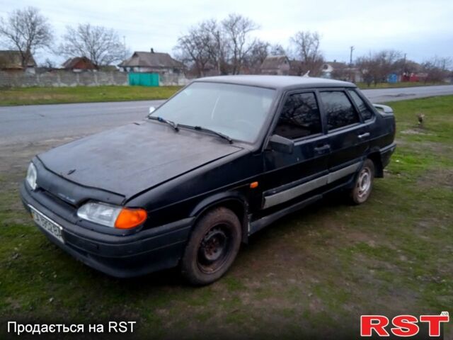 Черный ВАЗ 2115 Самара, объемом двигателя 1.5 л и пробегом 100 тыс. км за 650 $, фото 1 на Automoto.ua