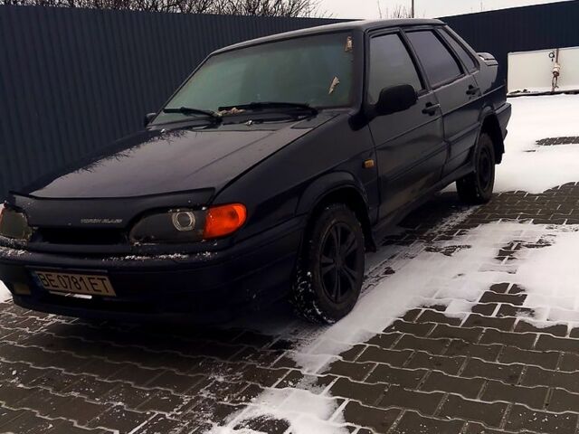 Чорний ВАЗ 2115 Самара, об'ємом двигуна 1.5 л та пробігом 180 тис. км за 1600 $, фото 1 на Automoto.ua