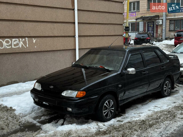 Чорний ВАЗ 2115 Самара, об'ємом двигуна 1.5 л та пробігом 205 тис. км за 1999 $, фото 1 на Automoto.ua