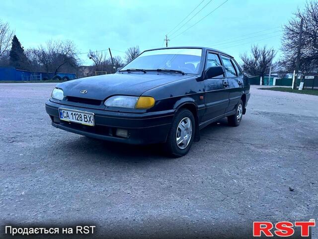 Черный ВАЗ 2115 Самара, объемом двигателя 1.5 л и пробегом 240 тыс. км за 1650 $, фото 1 на Automoto.ua