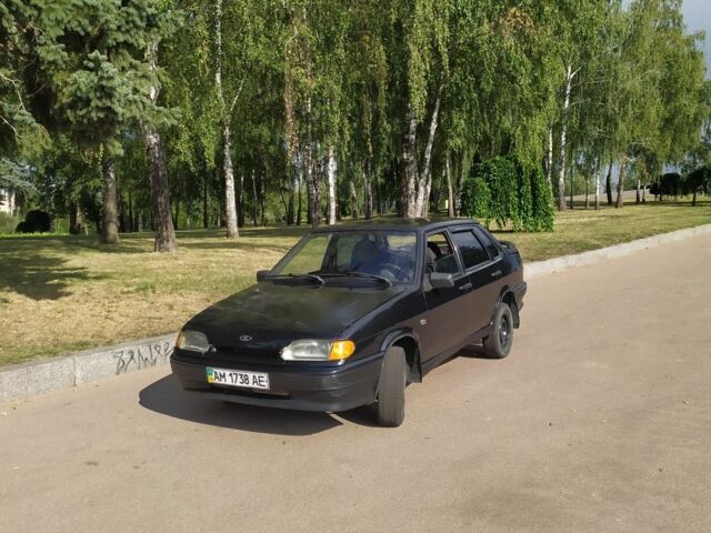 Чорний ВАЗ 2115 Самара, об'ємом двигуна 1.5 л та пробігом 200 тис. км за 1100 $, фото 1 на Automoto.ua
