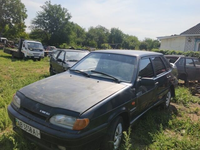 Черный ВАЗ 2115 Самара, объемом двигателя 1.6 л и пробегом 150 тыс. км за 998 $, фото 1 на Automoto.ua