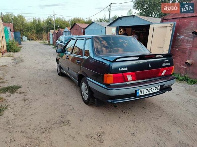 Чорний ВАЗ 2115 Самара, об'ємом двигуна 1.5 л та пробігом 240 тис. км за 1800 $, фото 1 на Automoto.ua
