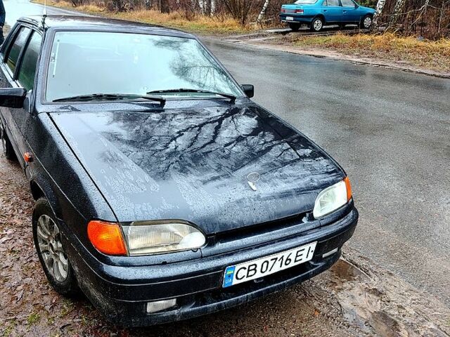 Чорний ВАЗ 2115 Самара, об'ємом двигуна 1.5 л та пробігом 240 тис. км за 1500 $, фото 1 на Automoto.ua