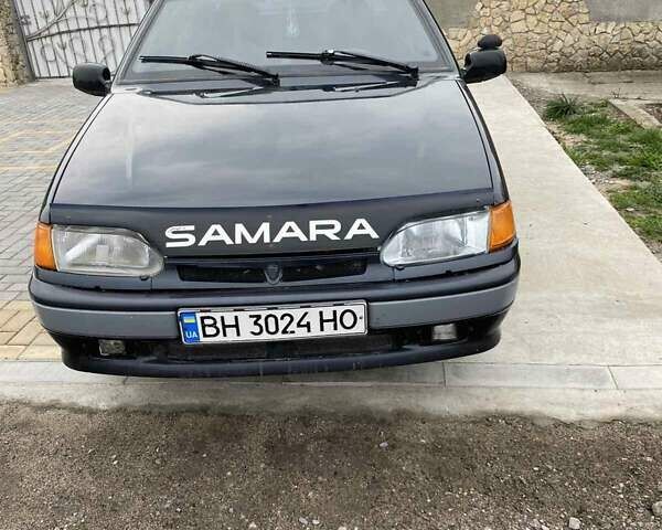 Черный ВАЗ 2115 Самара, объемом двигателя 1.5 л и пробегом 270 тыс. км за 2300 $, фото 1 на Automoto.ua