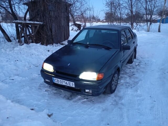 Чорний ВАЗ 2115 Самара, об'ємом двигуна 1.6 л та пробігом 350 тис. км за 1300 $, фото 1 на Automoto.ua