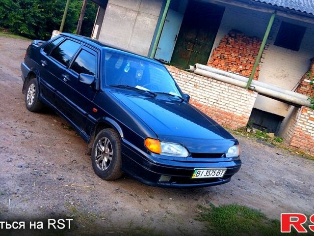 Черный ВАЗ 2115 Самара, объемом двигателя 1.5 л и пробегом 0 тыс. км за 1550 $, фото 1 на Automoto.ua