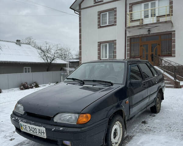 Черный ВАЗ 2115 Самара, объемом двигателя 1.6 л и пробегом 347 тыс. км за 1550 $, фото 1 на Automoto.ua