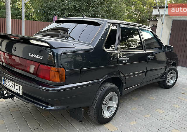 Чорний ВАЗ 2115 Самара, об'ємом двигуна 1.5 л та пробігом 195 тис. км за 2400 $, фото 1 на Automoto.ua