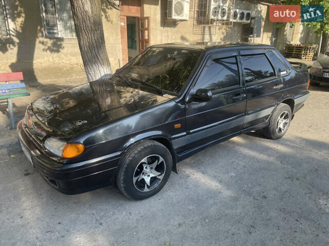 Чорний ВАЗ 2115 Самара, об'ємом двигуна 1.5 л та пробігом 185 тис. км за 2300 $, фото 1 на Automoto.ua