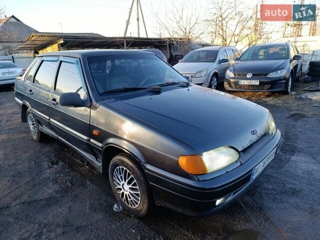 Черный ВАЗ 2115 Самара, объемом двигателя 1.5 л и пробегом 155 тыс. км за 1550 $, фото 1 на Automoto.ua