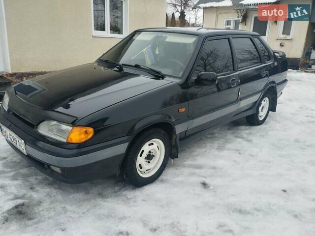 Чорний ВАЗ 2115 Самара, об'ємом двигуна 1.5 л та пробігом 131 тис. км за 1850 $, фото 1 на Automoto.ua