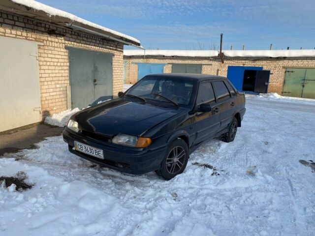 Чорний ВАЗ 2115 Самара, об'ємом двигуна 1.5 л та пробігом 76 тис. км за 1300 $, фото 1 на Automoto.ua