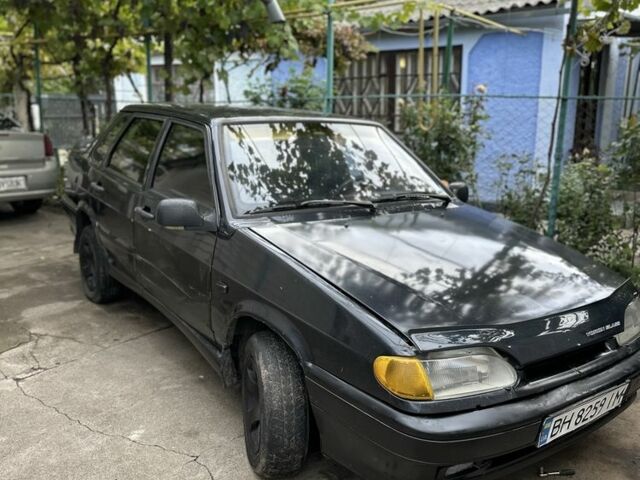 Черный ВАЗ 2115 Самара, объемом двигателя 1.5 л и пробегом 250 тыс. км за 1100 $, фото 1 на Automoto.ua