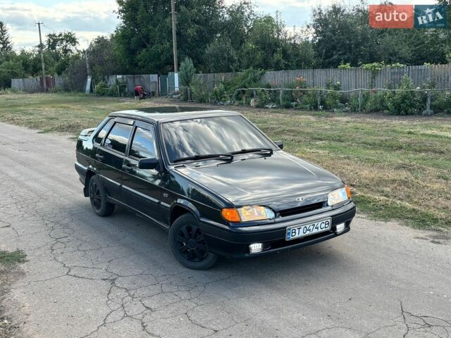 Чорний ВАЗ 2115 Самара, об'ємом двигуна 1.5 л та пробігом 175 тис. км за 1499 $, фото 1 на Automoto.ua