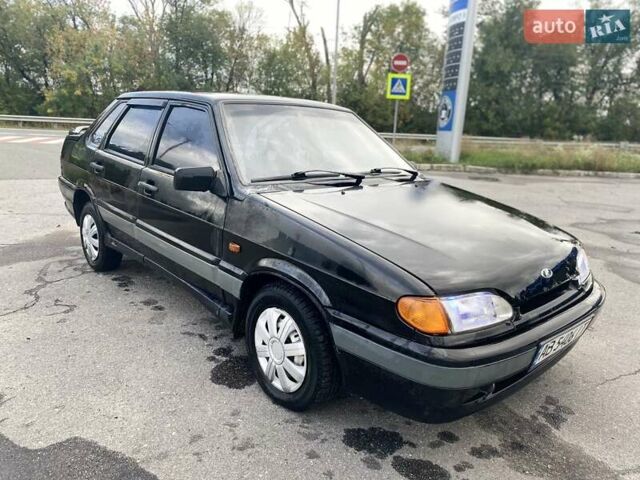 Черный ВАЗ 2115 Самара, объемом двигателя 1.5 л и пробегом 250 тыс. км за 1299 $, фото 1 на Automoto.ua