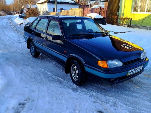 Чорний ВАЗ 2115 Самара, об'ємом двигуна 1.5 л та пробігом 250 тис. км за 1500 $, фото 1 на Automoto.ua