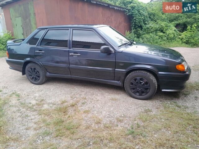 Черный ВАЗ 2115 Самара, объемом двигателя 1.5 л и пробегом 200 тыс. км за 2500 $, фото 1 на Automoto.ua
