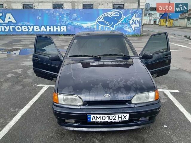 Черный ВАЗ 2115 Самара, объемом двигателя 1.5 л и пробегом 200 тыс. км за 2900 $, фото 1 на Automoto.ua