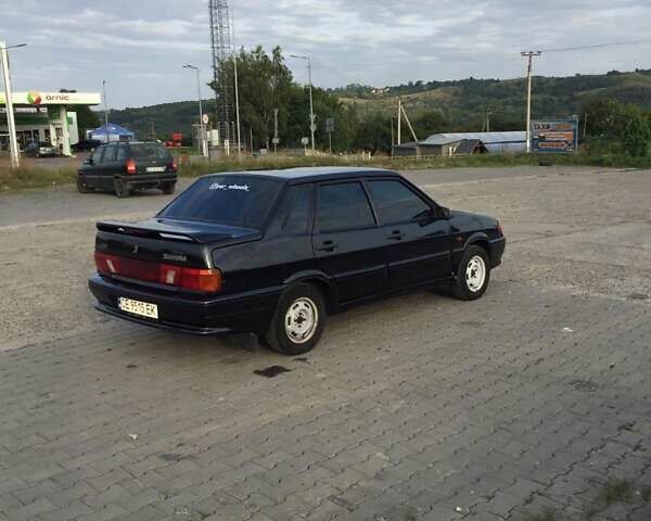 Черный ВАЗ 2115 Самара, объемом двигателя 1.5 л и пробегом 168 тыс. км за 2900 $, фото 1 на Automoto.ua