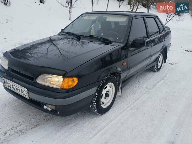Чорний ВАЗ 2115 Самара, об'ємом двигуна 1.5 л та пробігом 131 тис. км за 1950 $, фото 1 на Automoto.ua