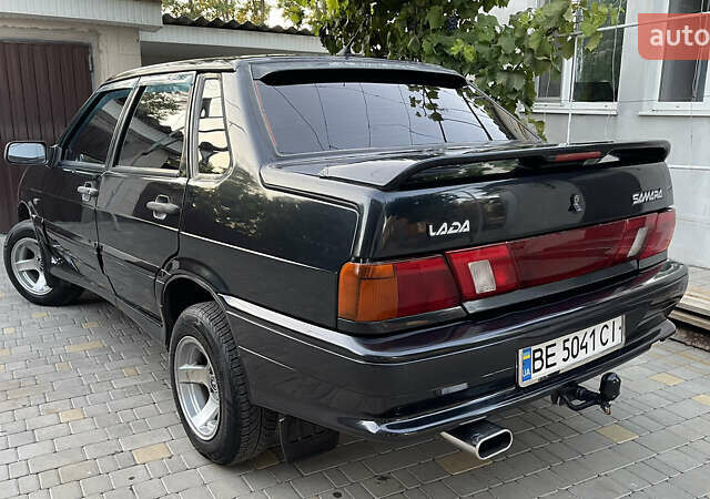 Чорний ВАЗ 2115 Самара, об'ємом двигуна 1.5 л та пробігом 190 тис. км за 2450 $, фото 1 на Automoto.ua