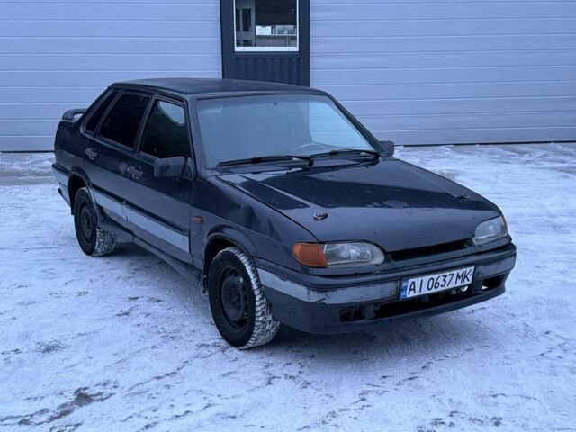 Чорний ВАЗ 2115 Самара, об'ємом двигуна 1.5 л та пробігом 200 тис. км за 1050 $, фото 1 на Automoto.ua