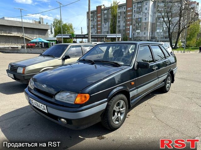 Черный ВАЗ 2115 Самара, объемом двигателя 1.5 л и пробегом 173 тыс. км за 2000 $, фото 1 на Automoto.ua