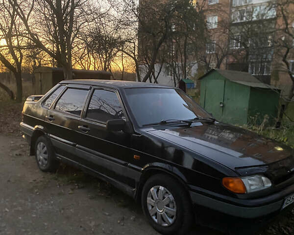 Чорний ВАЗ 2115 Самара, об'ємом двигуна 1.5 л та пробігом 312 тис. км за 1350 $, фото 1 на Automoto.ua