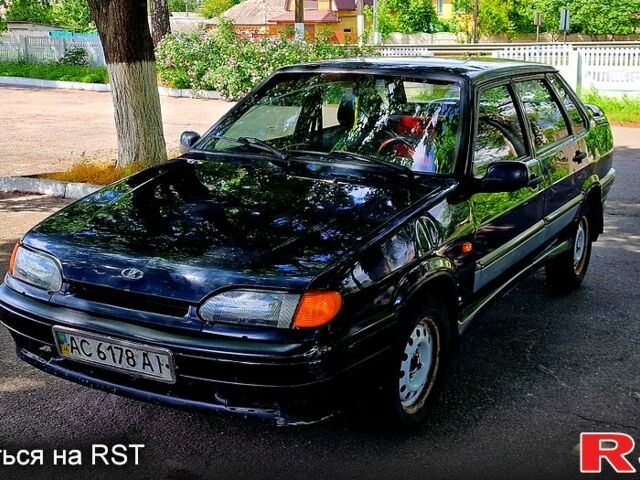 Черный ВАЗ 2115 Самара, объемом двигателя 1.5 л и пробегом 257 тыс. км за 980 $, фото 1 на Automoto.ua