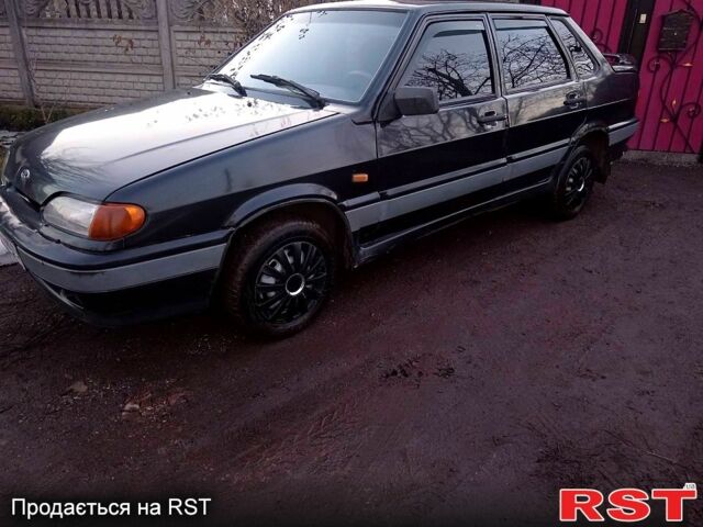 Черный ВАЗ 2115 Самара, объемом двигателя 1.5 л и пробегом 0 тыс. км за 800 $, фото 1 на Automoto.ua