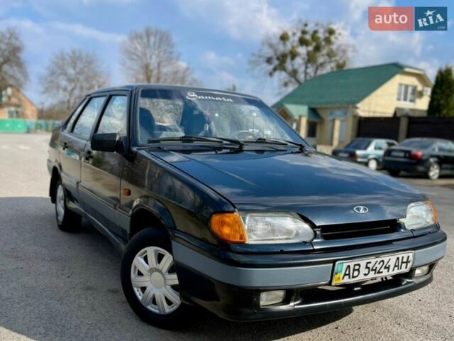 Чорний ВАЗ 2115 Самара, об'ємом двигуна 1.5 л та пробігом 118 тис. км за 1900 $, фото 1 на Automoto.ua