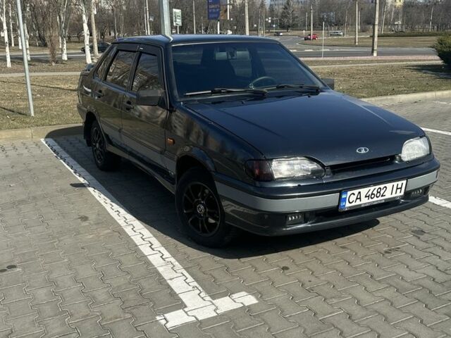 Черный ВАЗ 2115 Самара, объемом двигателя 1.5 л и пробегом 185 тыс. км за 2350 $, фото 1 на Automoto.ua