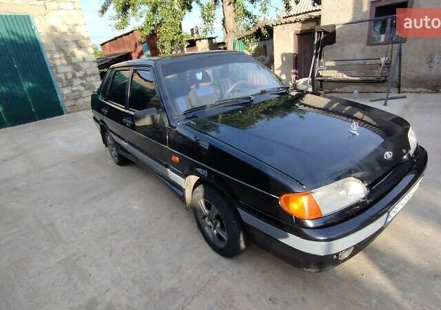 Чорний ВАЗ 2115 Самара, об'ємом двигуна 1.5 л та пробігом 250 тис. км за 2350 $, фото 1 на Automoto.ua