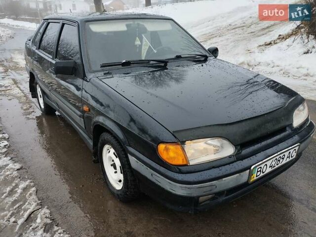 Чорний ВАЗ 2115 Самара, об'ємом двигуна 1.5 л та пробігом 131 тис. км за 1950 $, фото 1 на Automoto.ua