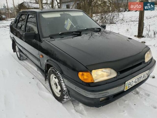 Черный ВАЗ 2115 Самара, объемом двигателя 1.5 л и пробегом 131 тыс. км за 1850 $, фото 1 на Automoto.ua