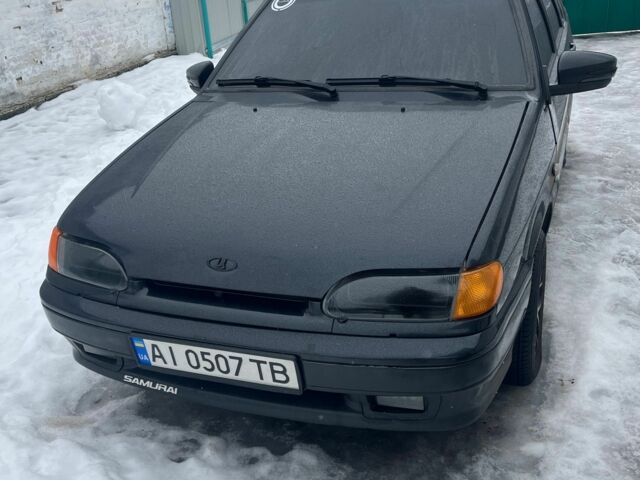 Черный ВАЗ 2115 Самара, объемом двигателя 1.5 л и пробегом 130 тыс. км за 3000 $, фото 1 на Automoto.ua