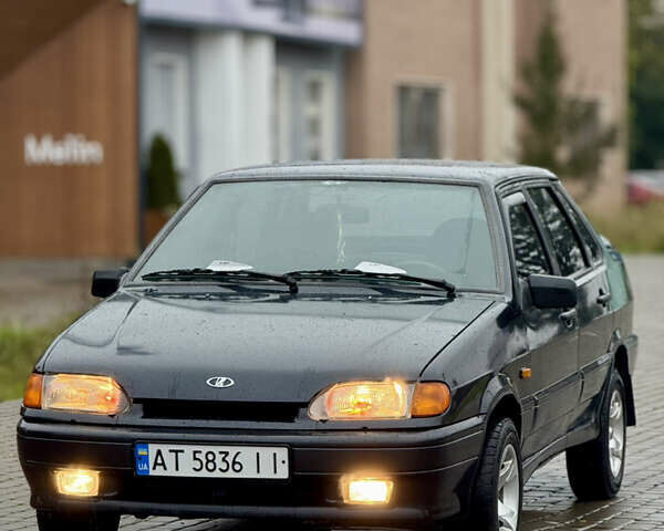 Черный ВАЗ 2115 Самара, объемом двигателя 1.5 л и пробегом 207 тыс. км за 2299 $, фото 1 на Automoto.ua