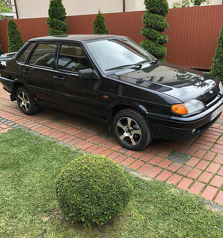 Черный ВАЗ 2115 Самара, объемом двигателя 1.5 л и пробегом 75 тыс. км за 3700 $, фото 1 на Automoto.ua