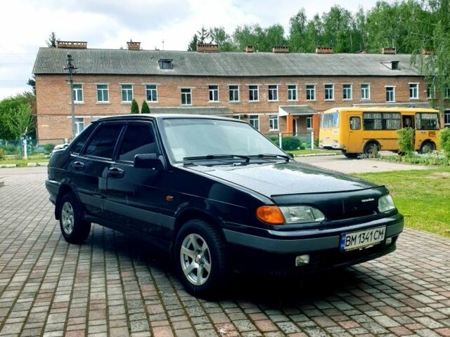Черный ВАЗ 2115 Самара, объемом двигателя 1.5 л и пробегом 71 тыс. км за 3350 $, фото 1 на Automoto.ua