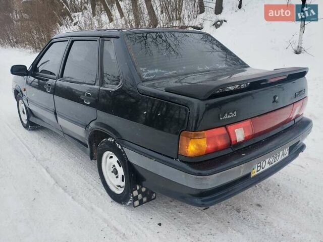 Черный ВАЗ 2115 Самара, объемом двигателя 1.5 л и пробегом 131 тыс. км за 1950 $, фото 1 на Automoto.ua