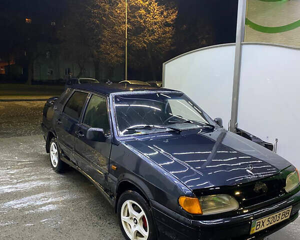 Черный ВАЗ 2115 Самара, объемом двигателя 1.5 л и пробегом 198 тыс. км за 1700 $, фото 1 на Automoto.ua