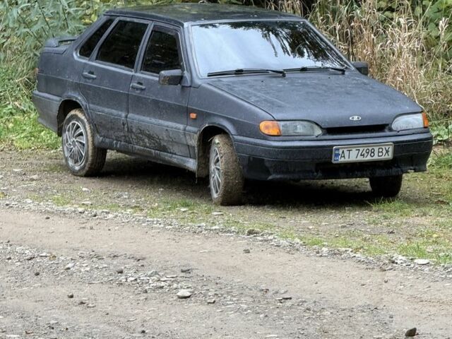 Чорний ВАЗ 2115 Самара, об'ємом двигуна 1.6 л та пробігом 200 тис. км за 1050 $, фото 1 на Automoto.ua