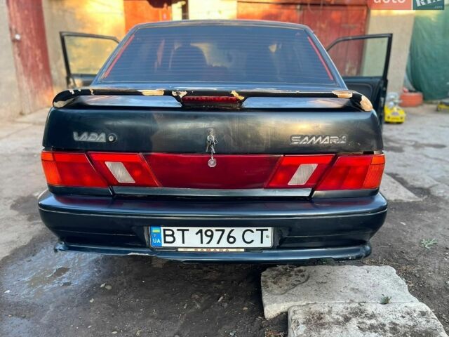 Чорний ВАЗ 2115 Самара, об'ємом двигуна 1.6 л та пробігом 289 тис. км за 1000 $, фото 1 на Automoto.ua
