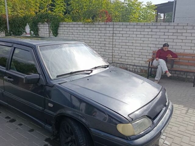 Черный ВАЗ 2115 Самара, объемом двигателя 1.6 л и пробегом 260 тыс. км за 800 $, фото 1 на Automoto.ua