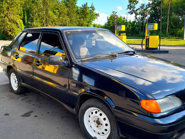 Черный ВАЗ 2115 Самара, объемом двигателя 1.6 л и пробегом 160 тыс. км за 2030 $, фото 1 на Automoto.ua
