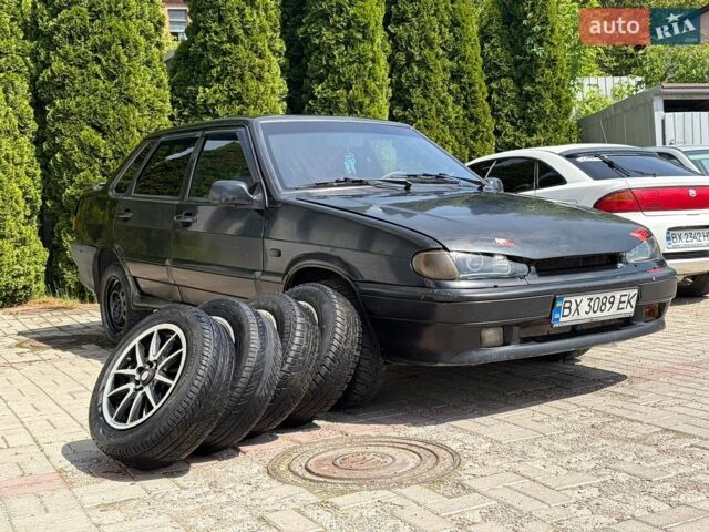 Черный ВАЗ 2115 Самара, объемом двигателя 1.6 л и пробегом 250 тыс. км за 1599 $, фото 1 на Automoto.ua