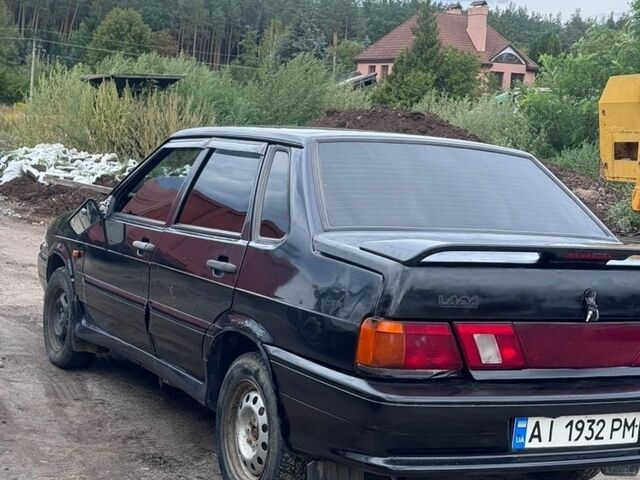 Черный ВАЗ 2115 Самара, объемом двигателя 1.6 л и пробегом 180 тыс. км за 750 $, фото 1 на Automoto.ua